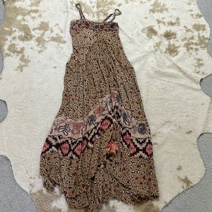LIKE NEW // Z&L Europe Leopard Nala Maxi Dress, Size Small